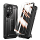 Supcase Coque Intégrale pour Galaxy S26 Ultra Série Unicorn Beetle Pro avec Verre Trempé Noir Protection intégrale avant et arrière avec verre trempé intégré protégeant l écran contre chocs, rayures et impacts directs