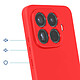 Avis Avizar Coque Soft-Touch pour Xiaomi 15T Pro en Silicone Anti-dérapant Rouge