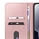 Avizar Étui Portefeuille Xiaomi Redmi Note 15 Pro Plus 5G Chesterfield Fonction Stand Rose pas cher