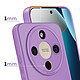 Avis Avizar Coque pour Honor Magic 8 Lite en Silicone Souple avec Contour Protection Caméra Violet
