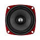 Avizar Haut-parleur Automobile 80W 90dB 10×10cm Profondeur d'Encastrement 5cm Rouge / Noir Ce haut-parleur de 10cm assure une restitution claire des fréquences médiums en environnement automobile