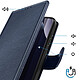Avis Avizar Étui Portefeuille Xiaomi Redmi Note 15 Pro Plus 5G Chesterfield Fonction Stand Bleu