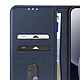 Avizar Étui Portefeuille Xiaomi Redmi Note 15 Pro Plus 5G Chesterfield Fonction Stand Bleu pas cher