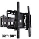 Avizar Support Mural Orientable et Extensible pour TV 32 à 80 pouces Charge 50 kg pas cher
