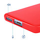 Avizar Coque Soft-Touch pour Redmi Note 15 4G en Silicone Anti-dérapant Rouge pas cher