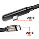 Avizar Câble USB-C vers USB-C Power Delivery 240W Conception Coudé 1.5m pas cher