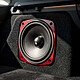 Avis Avizar Haut-parleur Automobile 80W 90dB 10×10cm Profondeur d'Encastrement 5cm Rouge / Noir