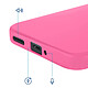 Avizar Coque Soft-Touch pour Xiaomi 15T en Silicone Anti-dérapant Fuchsia pas cher