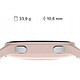Forever Montre Connectée Bluetooth Igo Watch 4 Écran Amoled IP67 avec Assistant Vocal Rose pas cher