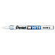 PENTEL Marqueur permanent X100W S pointe ogive 1,0 mm Blanc Marqueur permanent