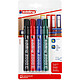 EDDING Marqueur Permanent 2000 c blister de 4 Assorti 1,5-3 mm Marqueur permanent