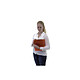 Avis MAUL Porte-bloc A4 MAULneon plastique avec pince arceau Orange Transparent