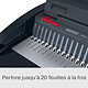 GBC Perforelieuse CombBind CB20, noir/rouge/argent pas cher