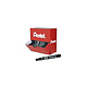PENTEL Pack de 36 marqueurs permanents corps métal N60 pointe ogive encre noire Marqueur permanent