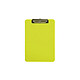 MAUL Porte-bloc A4 MAULneon plastique avec pince arceau Jaune Transparent Porte-bloc