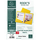 EXACOMPTA Paquet 25 chemises Double Poche ROCK''S 210 double A4 ou A3 - 24x32cm Jaune citron Chemise à poche