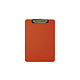 MAUL Porte-bloc A4 MAULneon plastique avec pince arceau Orange Transparent Porte-bloc