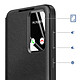 Avis Étui Smart View pour Galaxy S26 avec Porte-cartes et Finition Antidérapant Noir