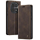 Avizar Étui Portefeuille Vintage pour Redmi Note 15 4G / 5G Collections CaseMe Marron clair - Protection complète grâce au rabat magnétique et à la coque interne souple qui absorbe les chocs et protège efficacement le smartphone contre les chutes et rayures du quo