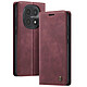 Avizar Étui Portefeuille Vintage pour Redmi Note 15 4G / 5G Collections CaseMe Bordeaux - Protection complète grâce au rabat magnétique et à la coque interne souple qui absorbe les chocs et protège efficacement le smartphone contre les chutes et rayures du quo