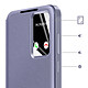 Avis Avizar Étui pour Galaxy S25 FE avec Fenêtre Smart View et Porte-carte