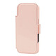 DBRAMANTE1928 Étui Portefeuille avec Fonction Stand pour iPhone Air matière ICON Rose