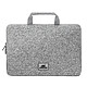 Rivacase Housse de Transport et Protection pour Laptop jusqu'à 15.6" avec Poignée Gris Cette housse est compatible avec ordinateurs portables jusqu'à 15,6 pouces