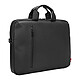 DBRAMANTE1928 Sac pour Ordinateur Portable 15.6" Modèle Nyhavn ICON avec Doubles Poignées Noir Minuit Compartiment rembourré dédié pour ordinateur portable 15.6" assurant une protection optimale lors des déplacements professionnels