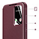 Avis Avizar Étui pour Galaxy S25 FE avec Fenêtre Smart View et Porte-carte