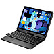 URBAN FACTORY Étui 2-en-1 pour iPad Air 4 10.9" et iPad Pro 11" avec Clavier Bluetooth Noir Cet étui en matière rigide intègre un support rotatif à 360°