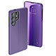 Avizar Étui de Protection pour Galaxy S26 Ultra Clear View avec Support Vidéo Violet foncé Étui Folio Smart View Miroir pour Galaxy S26 Ultra, protection intégrale au quotidien