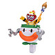Super Mario Galaxy, le film - Figurine Bowser Jr. avec Clown Car 13 cm pas cher