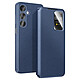 Avizar Étui pour Galaxy A37 avec Fenêtre Smart View et Porte-carte Bleu nuit - Fenêtre intelligente permettant de consulter notifications et informations sans ouvrir le clapet