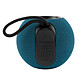 PARTY Enceinte TWS Bluetooth 5.3 15W Lumineuse Format Ronde Modèle Party Ball Bleu Puissance sonore totale de 15W offrant un volume équilibré et dynamique, parfaitement adapté pour les soirées entre amis, les chambres ou les petits espaces intérieurs et