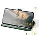 Avis Avizar Étui Folio Portefeuille pour Honor Magic 8 Lite avec Dragonne et Porte-cartes Vert foncé