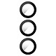 Clappio Lentilles Caméra Arrière Compatible Galaxy S21 FE Réparation Verre Capteur Photo Kit lentilles caméra arrière compatible Samsung Galaxy S21 FE permettant de remplacer les verres de protection du module photo
