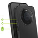 Avis Mayaxess Coque pour Honor Magic 8 Lite en Silicone Souple Antichocs Noir