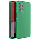 Avizar Coque pour Galaxy A13 / A04s en Silicone Souple avec Renfort Bloc Caméra Vert - Coque en silicone souple absorbant les chocs, idéale pour protéger efficacement le Galaxy A13 ou A04s contre les rayures et les petits impacts quotidiens