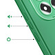 Acheter Avizar Coque pour Xiaomi Redmi Note 15 Pro 4G en Silicone avec Bord Caméra Surélevé Vert