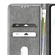 Avizar Étui Portefeuille pour Galaxy S26 Ultra Série Chesterfield Grainé Fonction Stand Gris pas cher