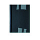 GBC Lot de 100 LinenWeave Plats de couverture thermique 15 mm noir Chemise pré-ecollée