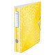 LEITZ Classeur Active WOW à Levier 180 degrés Dos de 60 mm Jaune Classeur à levier