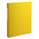 EXACOMPTA Classeur PP 4 anneaux 25mm sur 3ème/c. JAUNE Classeur à anneaux