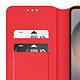 Avizar Étui à Clapet pour Galaxy S26 Magnétique Classic Edition avec Fonction Stand Rouge pas cher