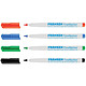 FRANKEN Set de 4 marqueurs à pointe fine, largeur du tracé: 1 à 2 mm assortis Marqueur pour tableaux blancs