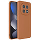 Avizar Coque pour Redmi Note 15 en Silicone Souple avec Renfort Bloc Caméra Marron - Coque en silicone souple absorbant les chocs, idéale pour protéger efficacement votre Xiaomi Redmi Note 15 4G/5G contre les rayures et les petits impacts quotidiens