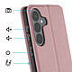 Avis Avizar Étui à Clapet pour Galaxy S26 Plus Magnétique Fonction Stand Classic Edition Rose