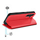 Acheter Avizar Étui à Clapet pour Galaxy S26 Magnétique Classic Edition avec Fonction Stand Rouge