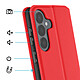 Avis Avizar Étui à Clapet pour Galaxy S26 Magnétique Classic Edition avec Fonction Stand Rouge