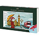 FABER-CASTELL Feutre PITT artist pen, set de 12 London Feutre à pointe fine